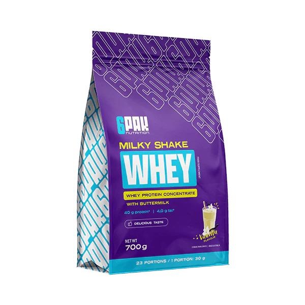 6PAK Išrūgų baltymų koncentratas (WHEY protein) 700 g