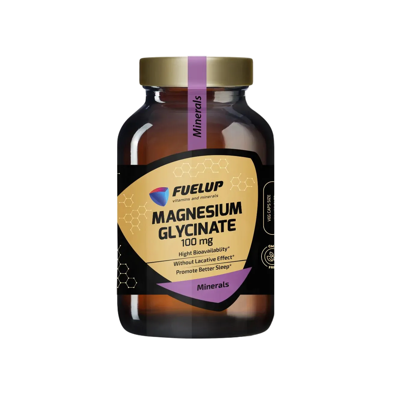 FuelUp Magnesium Glycinate (Bisglycinate) 100mg (120 capsules)