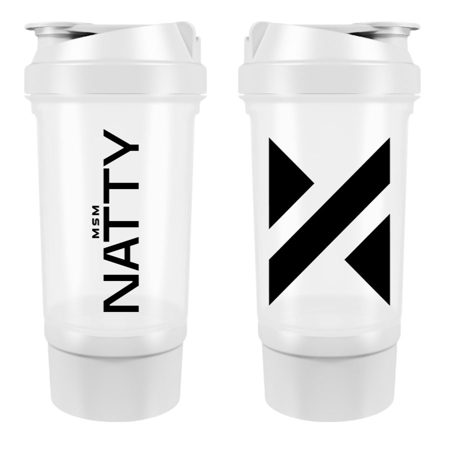 Шейкер NATTY 360+ 500 мл + 150 мл ДОПОЛНИТЕЛЬНОЕ ОТДЕЛЕНИЕ