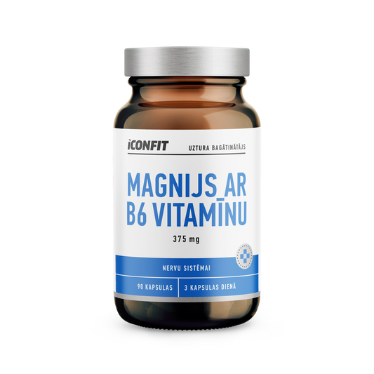 ICONFIT Магний с витамином В6, 90 капсул.
