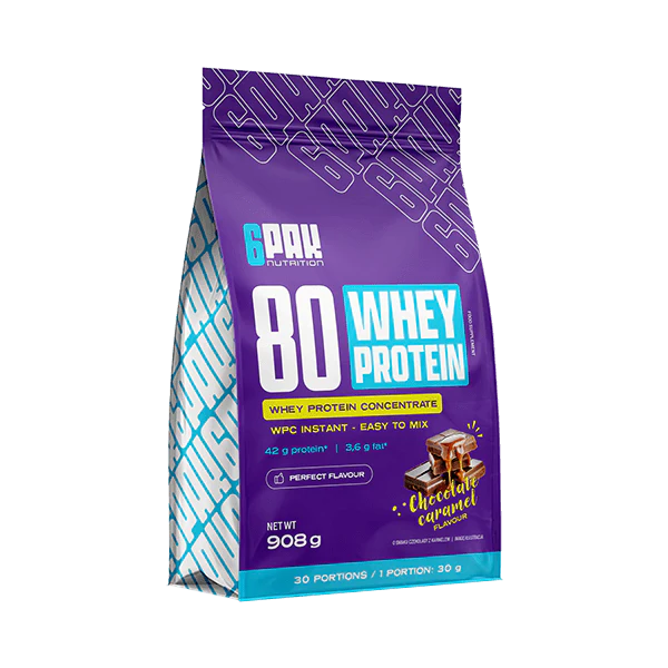 6PAK Whey 80 (сывороточный) протеиновый концентрат 908 г
