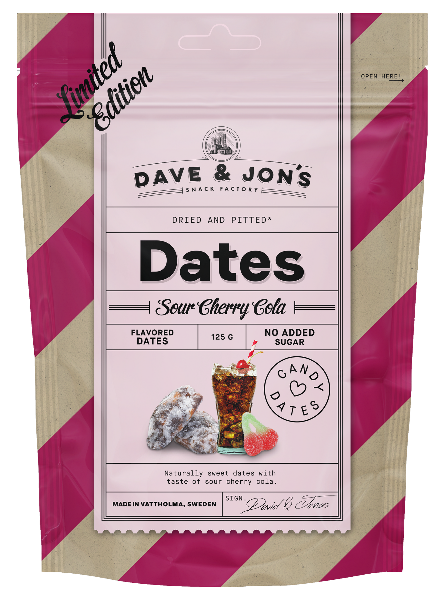 Dave &amp; Jon's Flavored Dates, No Added Sugar (125g)