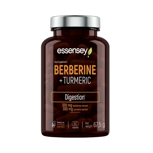 Berberīns + kurkuma gremošanas veicināšanai (90 kapsulas)