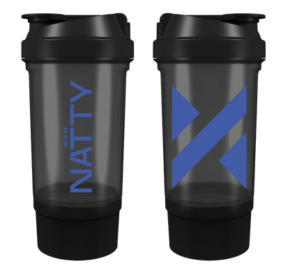 NATTY Shaker 360+ 500ml + 150ml EKSTRA NODALĪJUMS