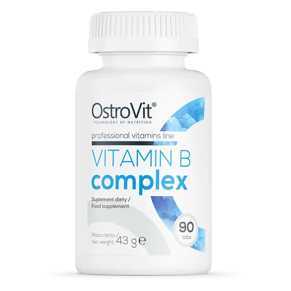 OstroVit Vitamīnu B Komplekss – 90 tabletes